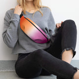 Lesbian Pride Ombre Crossbody Belt Bag  PRIDE MODE