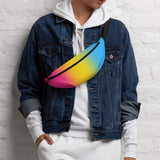 Pansexual Pride Ombre Crossbody Belt Bag  PRIDE MODE