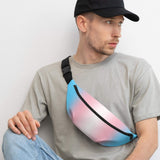 Transgender Pride Ombre Crossbody Belt Bag  PRIDE MODE