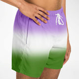 Genderqueer Pride Ombre Swim Shorts