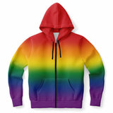 Rainbow Ombre Pride Full-Zip Hoodie