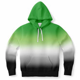 Aromantic Pride Ombre Pullover Hoodie