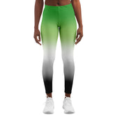 Aromantic Pride Ombre Leggings Leggings - AOP PRIDE MODE