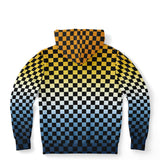 Aroace Pride Black Checkered Pullover Hoodie