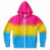 Pansexual Pride Ombre Full-Zip Hoodie
