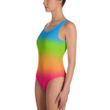 Panromantic Pride Ombre Open-back Swimsuit  PRIDE MODE