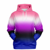 Genderfluid Pride Ombre Pullover Hoodie