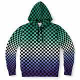 Gay Vincian Pride Black Checkered Pullover Hoodie