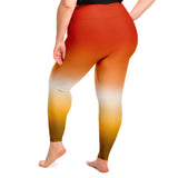 Butch Lesbian Pride Ombre High-Waist Plus Leggings Plus Size Legging - AOP PRIDE MODE