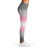 Demigirl Pride Ombre Leggings Leggings - AOP PRIDE MODE