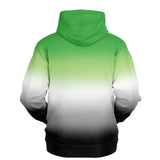 Aromantic Pride Ombre Pullover Hoodie