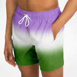Genderqueer Pride Ombre Swim Shorts