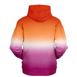Lesbian Pride Ombre Pullover Hoodie