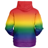Rainbow Ombre Pride Full-Zip Hoodie