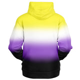 Non-binary Pride Ombre Full-Zip Hoodie