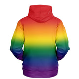 Rainbow Ombre Pride Pullover Hoodie