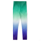 Gay MLM Vincian Pride Ombre Leggings Leggings - AOP PRIDE MODE