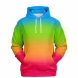 Panromantic Pride Ombre Pullover Hoodie Fashion Hoodie - AOP PRIDE MODE