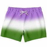 Genderqueer Pride Ombre Swim Shorts