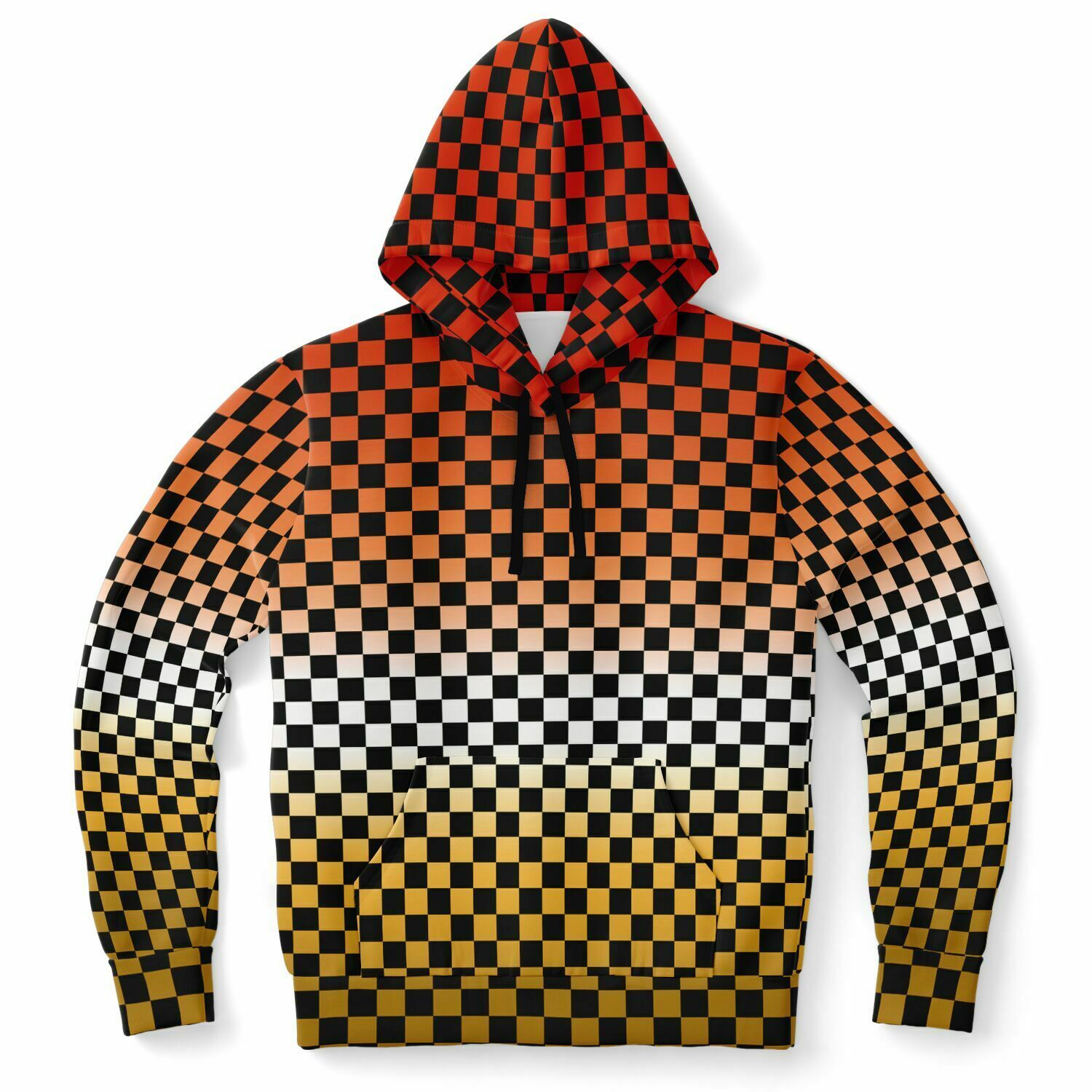 Butch Lesbian Pride Black Checkered Pullover Hoodie Fashion Hoodie - AOP PRIDE MODE