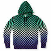 Gay Vincian Pride Black Checkered Pullover Hoodie Pullover Hoodie PRIDE MODE