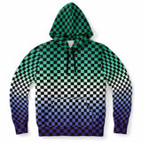 Gay Vincian Pride Black Checkered Pullover Hoodie Pullover Hoodie PRIDE MODE