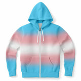 Transgender Pride Ombre Full-Zip Hoodie
