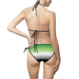 Aromantic Pride Ombre String Bikini Bikini PRIDE MODE