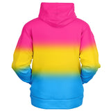 Pansexual Pride Ombre Full-Zip Hoodie Full-Zip Hoodie PRIDE MODE