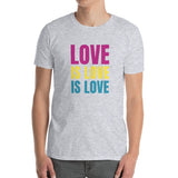 Pansexual Love is Love Tee Tees PRIDE MODE