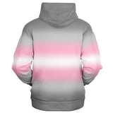 Demigirl Pride Ombre Full-Zip Hoodie Full-Zip Hoodie PRIDE MODE