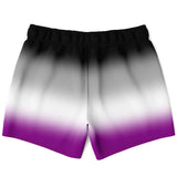 Asexual Pride Ombre Swim Shorts 2 Swim Trunks Men - AOP PRIDE MODE