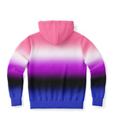 Genderfluid Pride Ombre Full-Zip Hoodie Full-Zip Hoodie PRIDE MODE