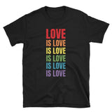 Rainbow Love is Love Tee Tees PRIDE MODE