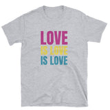 Pansexual Love is Love Tee Tees PRIDE MODE