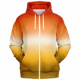Butch Lesbian Pride Ombre Full-Zip Hoodie Full-Zip Hoodie PRIDE MODE