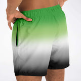 Aromantic Pride Ombre Swim Shorts Swim Shorts PRIDE MODE