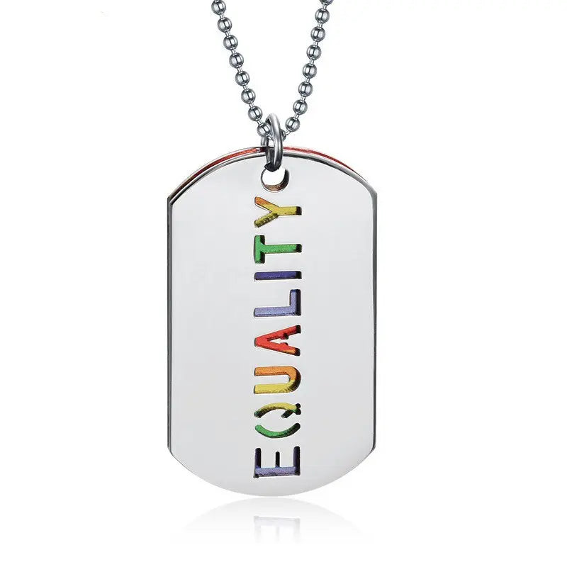 Equality Tag Necklace Necklaces PRIDE MODE