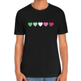 Abrosexual Hearts Tee Tees PRIDE MODE