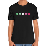 Abrosexual Hearts Tee Tees PRIDE MODE