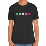Abrosexual Hearts Tee Tees PRIDE MODE