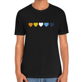 Aroace Hearts Tee Tees PRIDE MODE