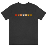 Butch Lesbian Hearts Tee Tees PRIDE MODE