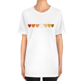 Butch Lesbian Hearts Tee Tees PRIDE MODE