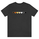 Gay Bear Brotherhood Hearts Tee Tees PRIDE MODE