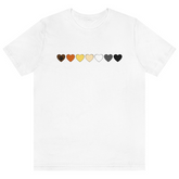 Gay Bear Brotherhood Hearts Tee Tees PRIDE MODE