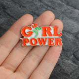 Girl Power Rose Pin Pin PRIDE MODE
