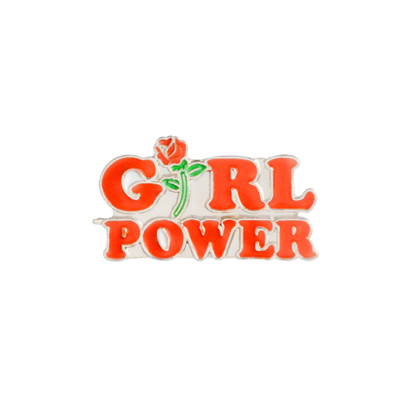 Girl Power Rose Pin Pin PRIDE MODE