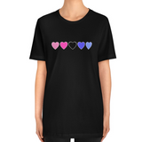 Omnisexual Hearts Tee Tees PRIDE MODE