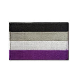 Asexual Pride Velcro Embroidered Patch Embroidered Patch PRIDE MODE